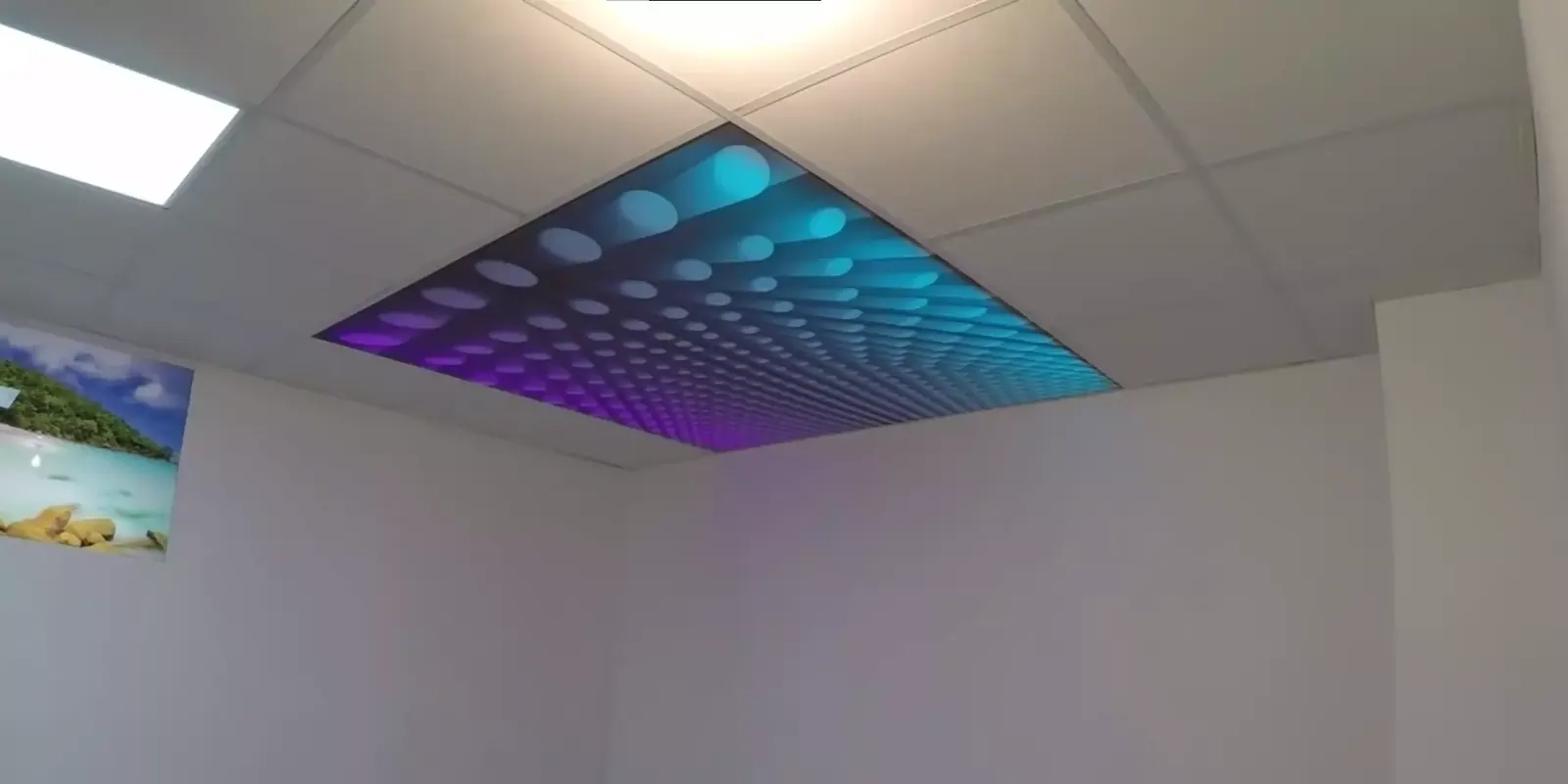 3D натяжной потолок для офиса — Иркутск, Колхозная, 28, фото 1