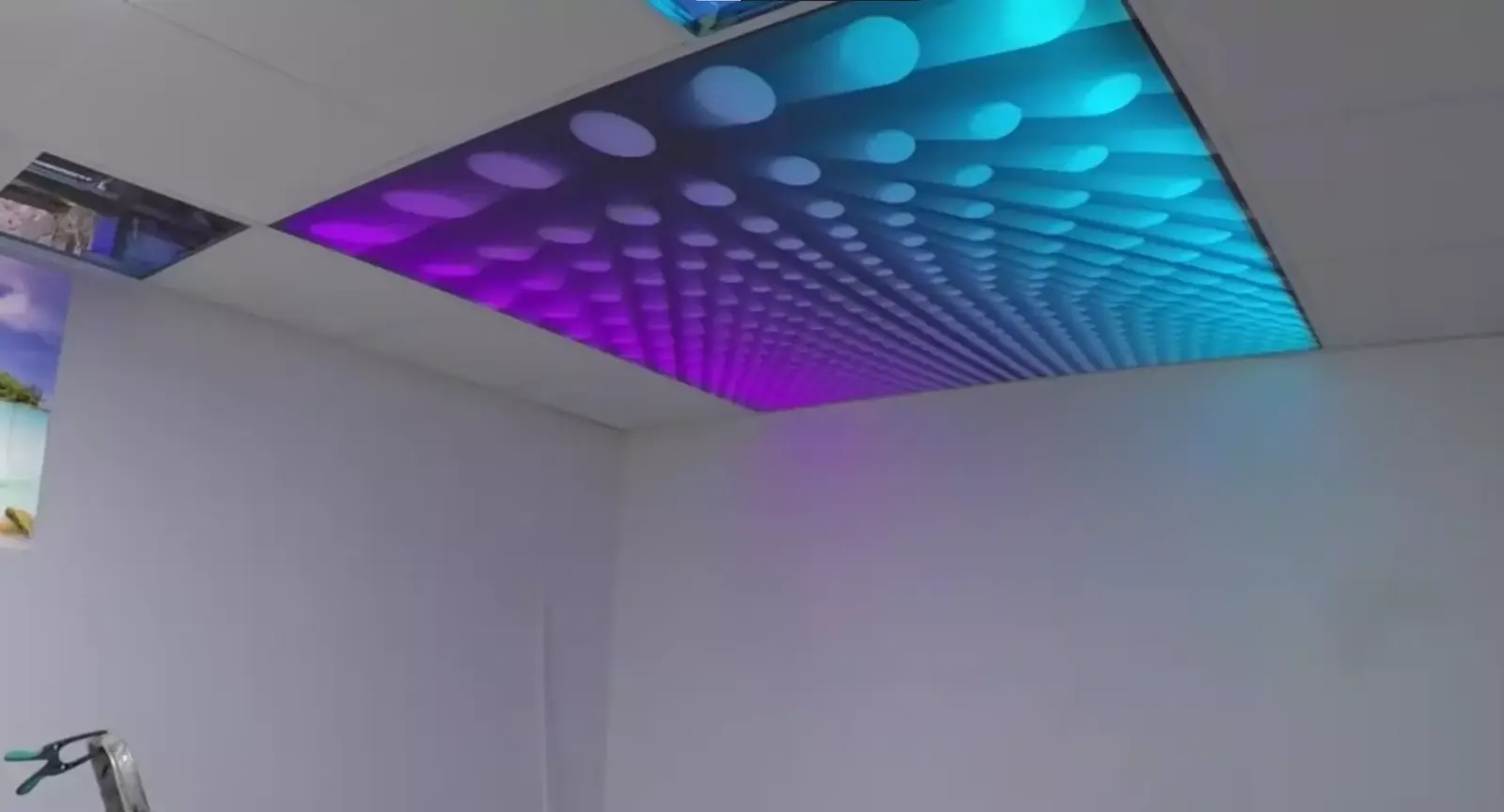 3D натяжной потолок для офиса — Иркутск, Колхозная, 28, фото 3
