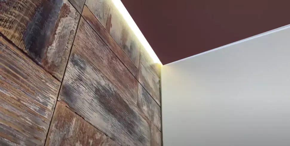 Коричневый натяжной потолок для спальни — Иркутск, Берёзовая Роща, 30, фото 2